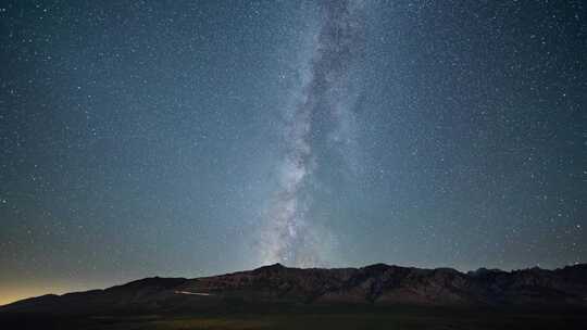 星空银河夜晚天文自然美景夜晚繁星