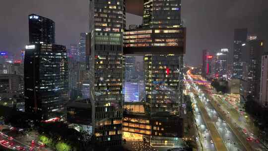 城市夜景 都市夜晚 深圳夜景