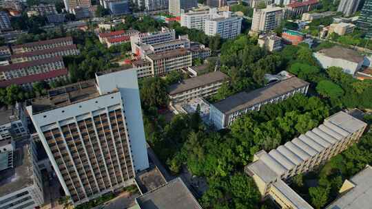 航拍福州大学至诚学院