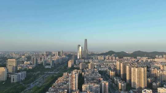 东莞航拍东莞大道东城街道建筑风光城市大景视频素材模板下载