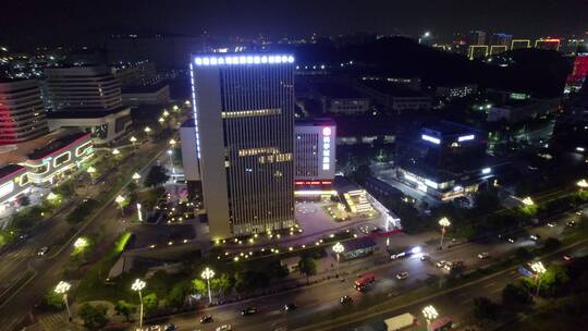 广州黄埔区开创大道科学城集团夜景