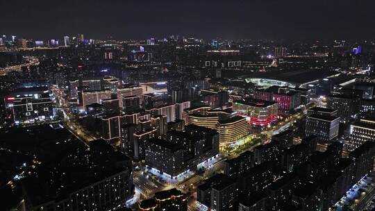 杭州东站枢纽经济示范区夜景