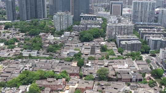 福建福州上下杭历史文化街区航拍