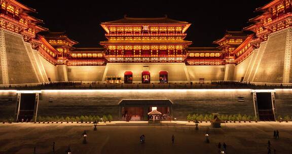 洛阳应天门夜景