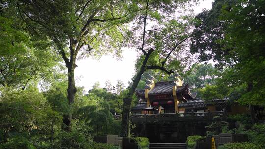 杭州飞来峰永福寺禅院风景