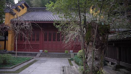 杭州飞来峰永福寺禅院风景