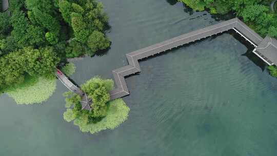 杭州西湖浴鹄湾霁虹桥