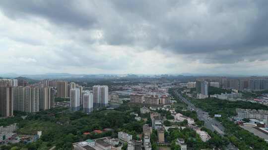 广西玉林大景玉林城市风光航拍