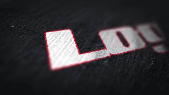 商务风黑底布料logo演绎片头展示AE模板