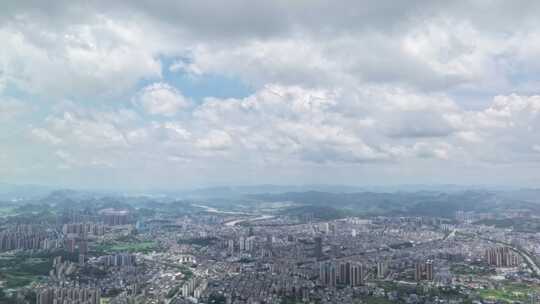 北流市城市空境航拍延时