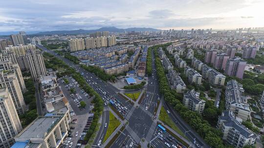 宜兴城市日转夜视频素材模板下载