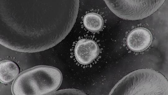 医学医疗细胞显微镜三维制作生物细胞动画
