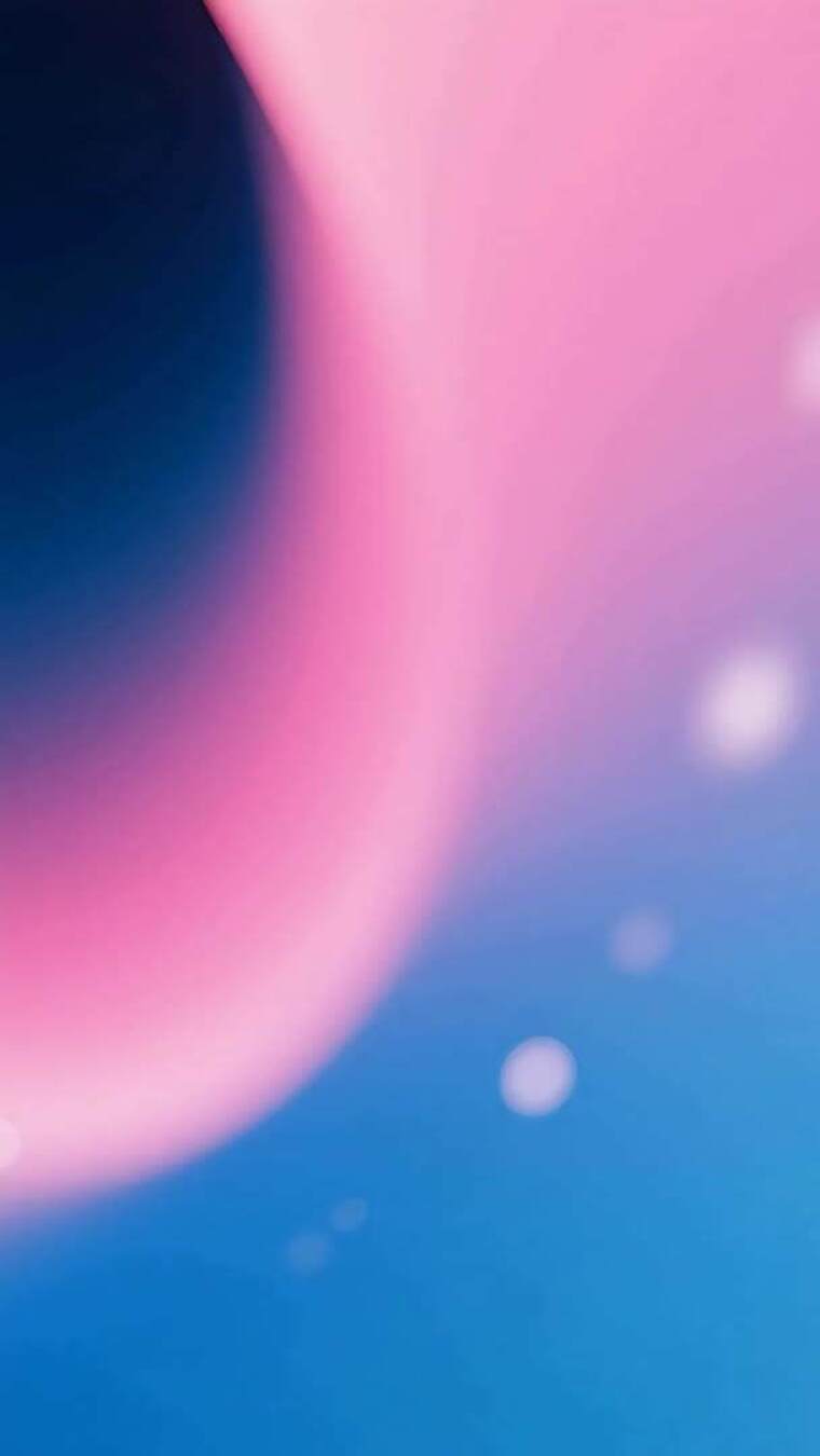 粉蓝渐变梦幻背景