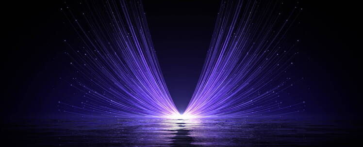 梦幻粒子 梦幻 高端 时尚 大气 紫色 粒子