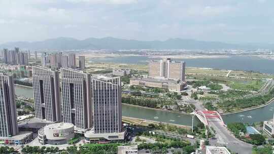 福建省厦门市海沧区长庚医院航拍