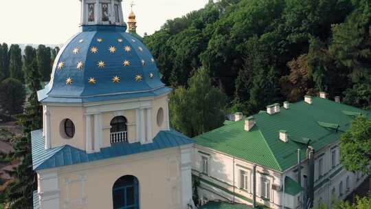 Vydubychi修道院第聂伯罗河和基辅视频素材模板下载