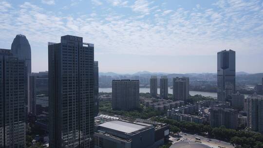 惠州高楼群航拍视频素材模板下载