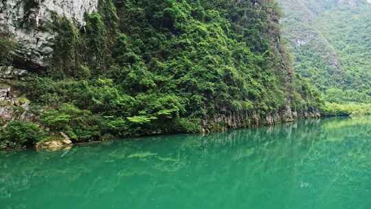 青山绿水江河峡谷大自然风光视频素材模板下载