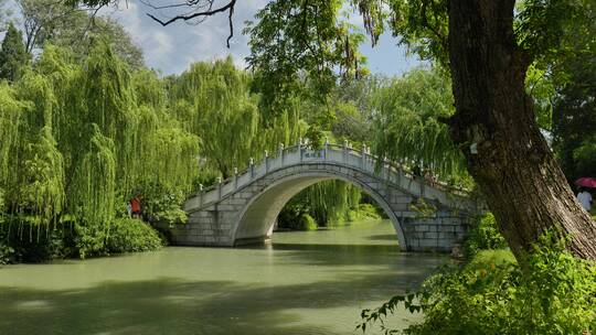 扬州瘦西湖自然风景