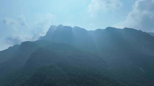 山峰航拍庐山风景区山脉山丘山岭山陵