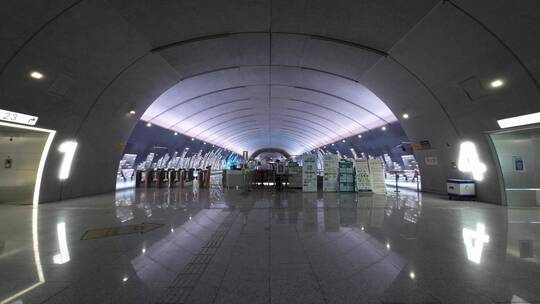 15号线吴中路地铁站视频素材模板下载
