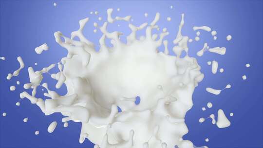 牛奶倒牛奶牛奶广告奶制品乳白液体滴