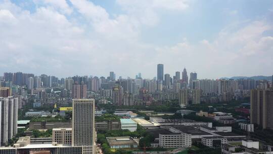 重庆南岸区全景城市航拍视频视频素材模板下载