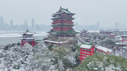 南昌滕王阁雪景5