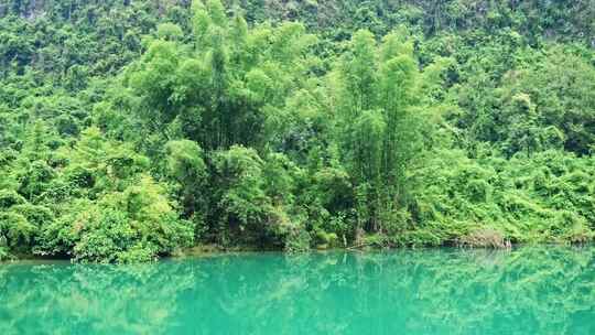 青山绿水江河流域美丽风景