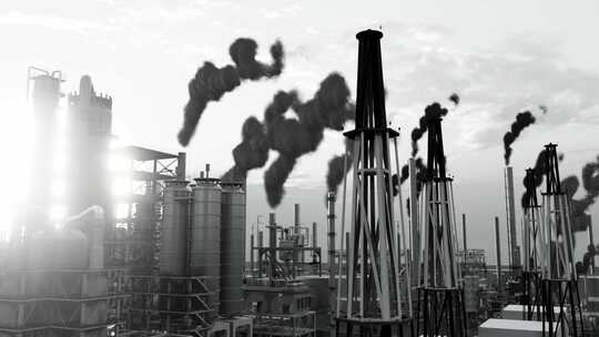 钢铁化工厂废气排放空气污染