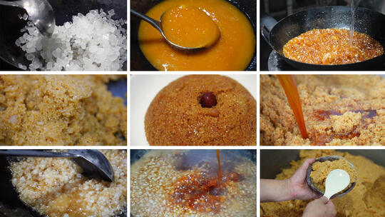 合集-贵州传统美食小米渣小米鲊制作流程