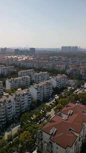 上海住宅小区鸟瞰全景