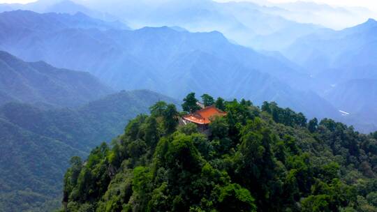 西安南五台山风景区秦岭山脉