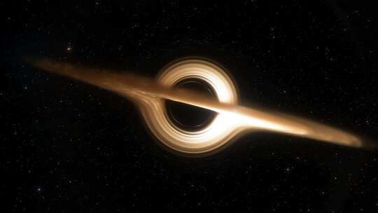 高速旋转的宇宙黑洞