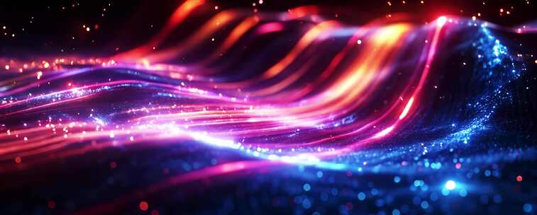 炫彩粒子光效动态背景