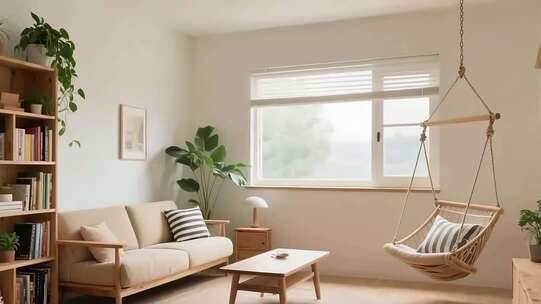 简约风格客厅室内场景