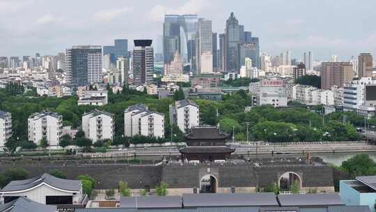 古韵今辉——苏州古城夏季景观（航拍运镜）