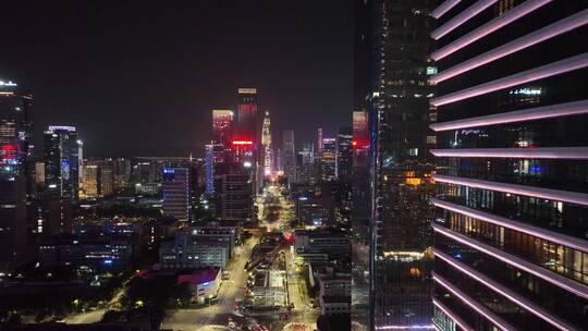 深圳 深圳夜景 夜景 航拍 科技园