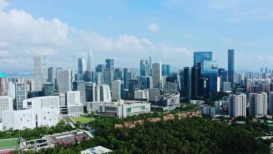 深圳南山高新技术产业园大景右环绕