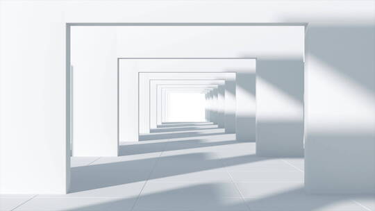 地产概念创意空间光影变换