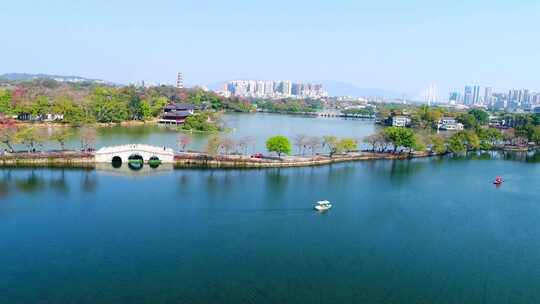 精选西湖航拍大景