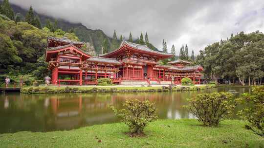 Byodo-in，寺庙，纪念馆，公园