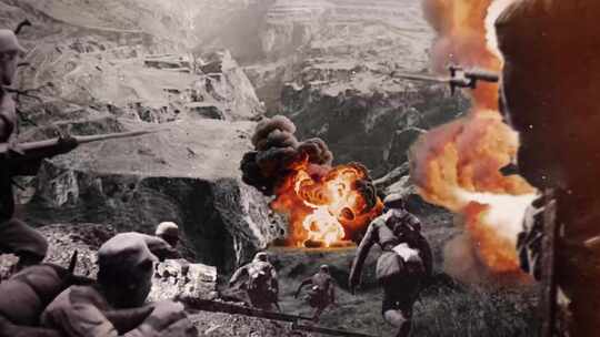 抗战反法西斯视频素材（非AE模板）