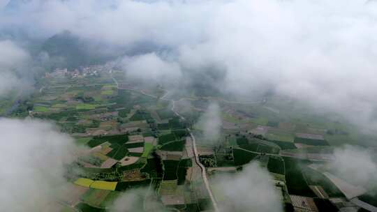 桂林山水阳朔风光中国航拍