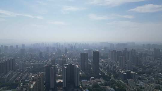 航拍平顶山建设平顶山大景