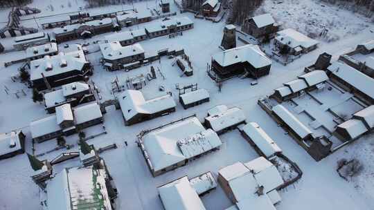 大雪覆盖的小村庄2