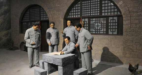 湖南籍开国元勋雕像一组