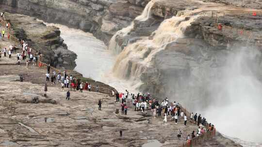 黄河黄河壶口瀑布江河山河河流奔腾河流长江