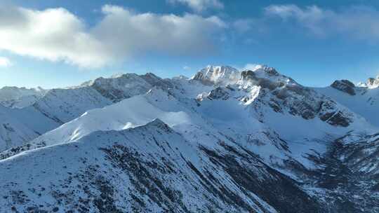 雪山航拍素材