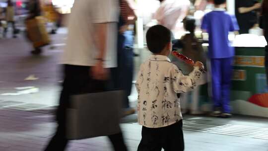 夜宵 烤肠 小吃 美食 烟火气 宵夜 夜市